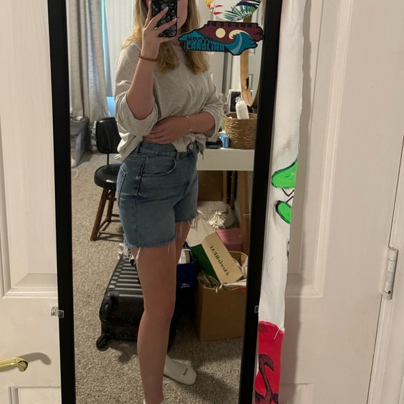 zara denim shorts - Picture 2 of 3